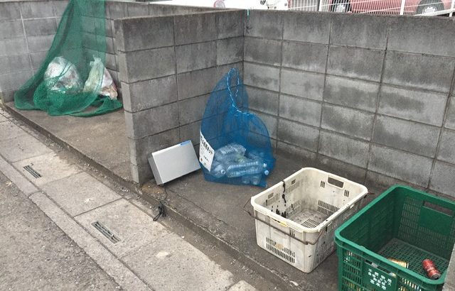 ごみ置場の現状